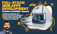 provide full stack web app service, react, vue, laravel, PHP