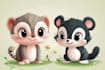 draw cute cartoon animal character