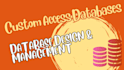 design, query, and optimize ms access databases