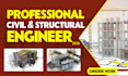 do civil and structural engineering project task concrete steel structure