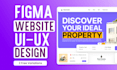 create custom figma website design with modern UI UX design