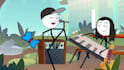 create hand drawn 2d animated music videos animation