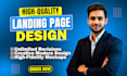 design responsive html high converting landing page, html squeeze page design