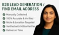 do organic email scraping to find email address list or b2b lead generation