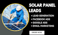 generate exclusive solar panel installation lead solar panel landing page design