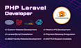 develop your website with PHP laravel