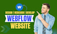 do webflow design, alter figma to webflow, be webflow developer