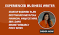 write, rewrite, or edit your business plan for startups, sba, grants