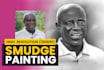 make a professional smudge painting in 24hrs