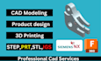 do 3d cad modeling by using siemens nx , fusion360