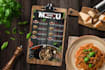 design modern menu , restaurant menu
