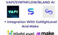 make vapi ai bland ai synthflow cold calling ai agent to made automation chatbot
