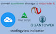 convert quantower strategy to ninjatrader 8 ,tradingview indicator