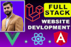be your full stack laravel web developer