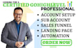 build go highlevel sales funnel ghl landing page ghl website automations expert