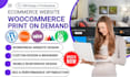 build wordpress ecommerce website woocommerce etsy pod printful printify store