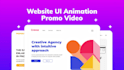 create ui animation for saas explainer video