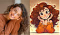 do a disney style illustration