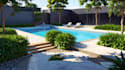 do landscape design realistic render in lumion