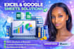 do microsoft excel, excel vba, excel formulas and google sheets as excel expert