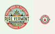 do custom cannabis weed logo design 24hours