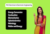 do energy conversion combustion biomechanics optoelectronics matter metrology