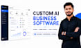 develop custom ai saas and full stack business web applications