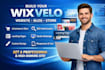 build wix velo online store website blog wix seo wix studio landing page design