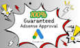 get your website approved for google adsense guaranteed