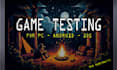 test, review and find bugs in your video game