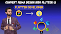 convert figma to flutter app UI  clean, responsive code