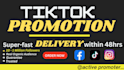 promote your tiktok video superfast less than 24hrs