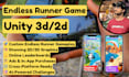 develop and design an endless runner unity 3d game