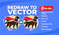 transform your blurry designs into crisp vector graphics