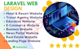 develop laravel website application