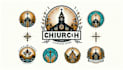 do beautiful church logo design