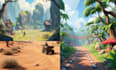 design 3d game environments and low poly backgrounds using blender