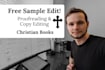 proofread and copy edit your christian book