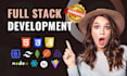 full stack developer frontend and backend development