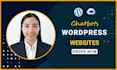 create custom chatbots and wordpress websites