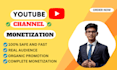 complete youtube channel monetization setup and seo