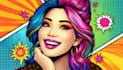 draw comic pop art portrait