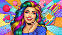 draw comic pop art style illustration