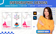 design professional infographic design and flowchart