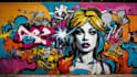 create graffiti pop art canvas designs and murals