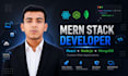 build saas web apps and dashboards using mern stack