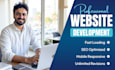 build, design, redesign, develop, update, clone, or customize wordpress website