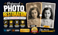 restore old photos and repair damaged pictures