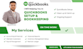 do quickbooks setup, inventory management, bookkeeping, and reconciliation