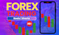 create eye catching forex trading reels and shorts for maximum views